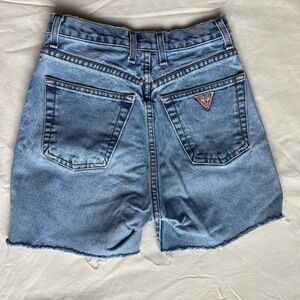 Vintage Guess Jeans Cropped Shorts Size 26